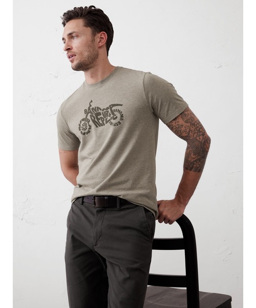BANANA REPUBLIC グラフィックTシャツ セール】BANANA REPUBLIC FACTORY STORE グラフィックTシャツ（T