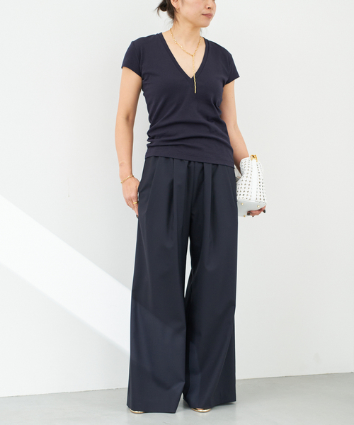 追加 COOL VICTORIAN イージーパンツ（スラックス）｜Deuxieme