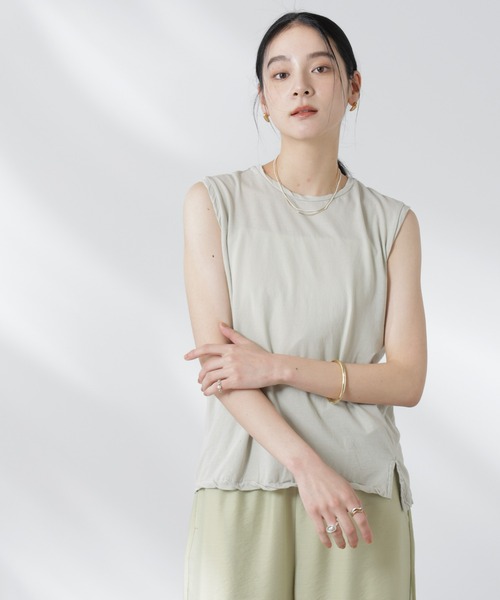 tシャツ GREYCHORD/SOFIE スリーブレスTシャツ レディース セール】GREYCHORD/SOFIE スリーブレスTシャツ（Tシャツ