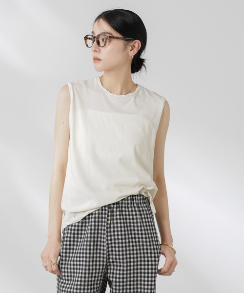tシャツ GREYCHORD/SOFIE スリーブレスTシャツ レディース NANO universe｜GREYCHORD/SOFIE スリーブレスTシャツ | Rakuten