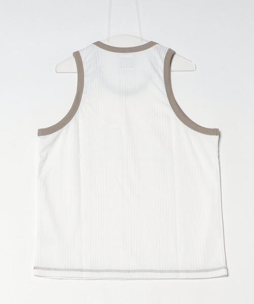 BEAVER(ビーバー)の「B omnivore/ビーオムニボー ランダムテレコ リンガータンク(タンクトップ・メンズ・ブラック/グレー/ホワイト・L/XL)」の16枚目の写真