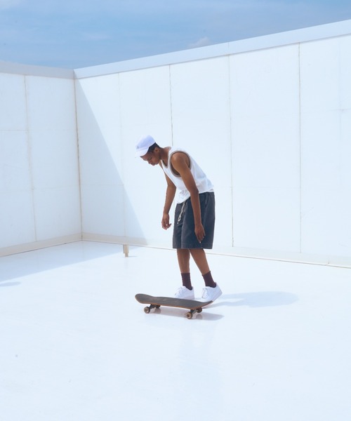 BEAVER(ビーバー)の「B omnivore/ビーオムニボー ランダムテレコ リンガータンク(タンクトップ・メンズ・ブラック/グレー/ホワイト・L/XL)」の11枚目の写真