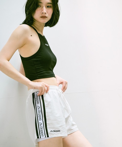 【BL】Kappa/(W)リブ水着インナー付きパンツ2点 Kappa（カッパ） 水着 リブ水着+インナー付きパンツ 2点セット