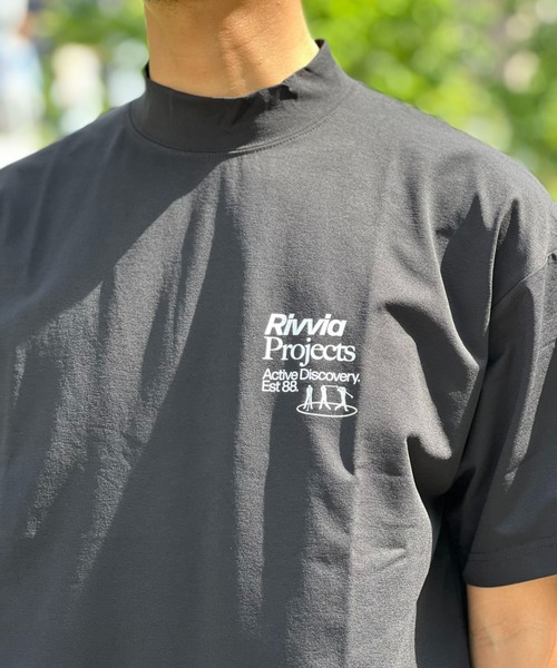 Rivvia PROJECTS(リヴィアプロジェクツ)の「【Rivvia PROJECTS】 SWING FOUNDATION M/NECK RASH S/S TEE(Tシャツ/カットソー・メンズ・ブラック/ホワイト・MEDIUM/LARGE/X-LARGE)」の5枚目の写真