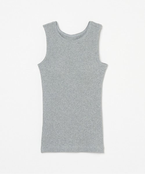 HANES(ヘインズ)の「【Hanes/ヘインズ】COTTON RIB CUP TANK(Tシャツ/カットソー・レディース・ブラック/ホワイト/ライトグレー・FREE)」の3枚目の写真