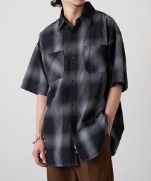 HAUS（ハウス）の「【HAUS】リサイクル糸 オンブレHSシャツ  515044 WINS（シャツ/ブラウス）」
