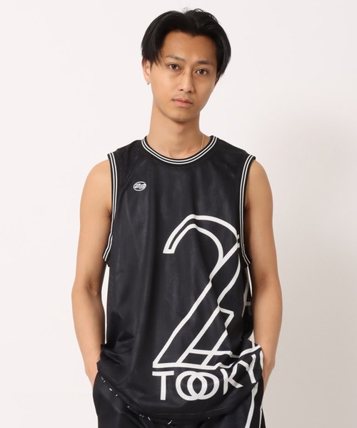メッシュタンクトップ 23 TOKYO 23 x YOYOGI PARK BALLERS REVERSIBLE MESH TANK SPLATTER