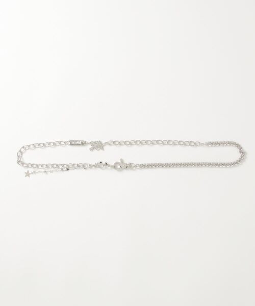X-girl（エックスガール）の「STAR AND LOGO CHAIN BELT（ベルト・レディース・シルバー・ONE SIZE）」の10枚目の写真