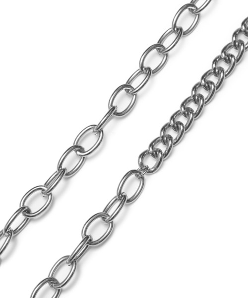 X-girl（エックスガール）の「STAR AND LOGO CHAIN BELT（ベルト・レディース・シルバー・ONE SIZE）」の7枚目の写真