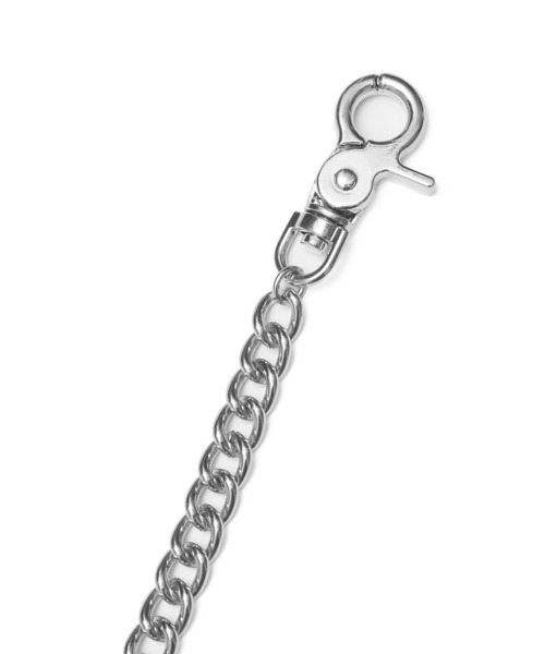 X-girl（エックスガール）の「STAR AND LOGO CHAIN BELT（ベルト・レディース・シルバー・ONE SIZE）」の8枚目の写真