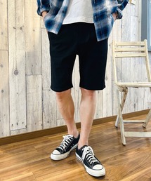 接触冷感 ストレッチ チノ ショートパンツ ハーフパンツ メンズ 夏