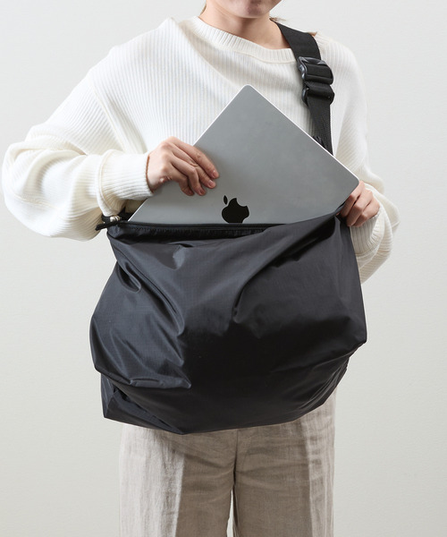 20/80（テゥエンティーエイティー）の「20/80 トゥエンティーエイティー / RIP STOP NYLON MESSENGER BAG リップストップナイロンメッセンジャーバッグ / S022（メッセンジャーバッグ・メンズ・ブラック/ダークグレー・FREE）」の21枚目の写真