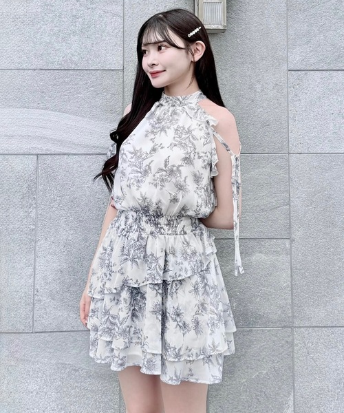 NOMAE アメスリフリルミニワンピース NOMAE チュニック アメスリフリルミニワンピース : ZOZOTOWN
