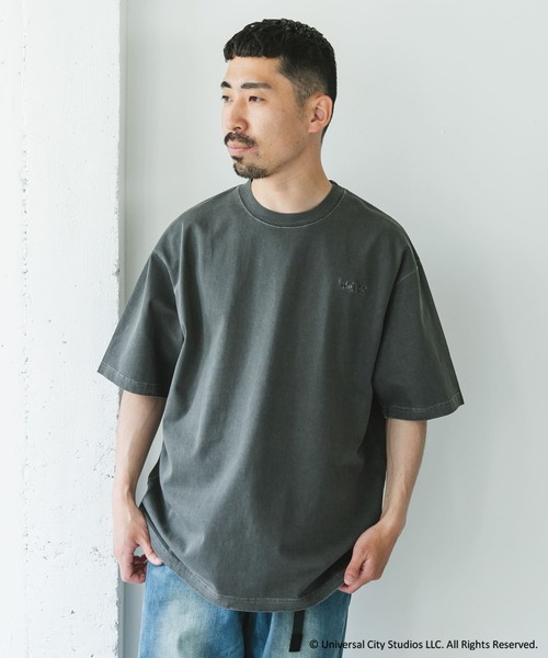 URBAN RESEARCH DOORS（アーバンリサーチドアーズ）の「UNIVERSAL(The Birds) T-SHIRTS（Tシャツ/カットソー・メンズ・ホワイト/チャコールグレー・MEDIUM/LARGE）」の10枚目の写真