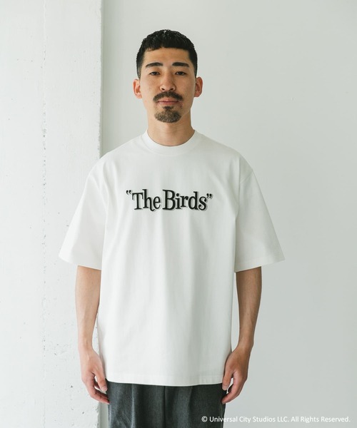 URBAN RESEARCH DOORS（アーバンリサーチドアーズ）の「UNIVERSAL(The Birds) T-SHIRTS（Tシャツ/カットソー・メンズ・ホワイト/チャコールグレー・MEDIUM/LARGE）」の15枚目の写真