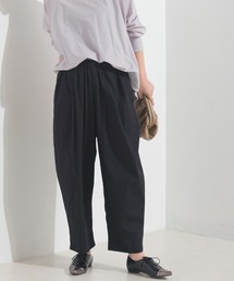 OMNES | コットンポプリンギャザーイージーパンツ(その他パンツ)