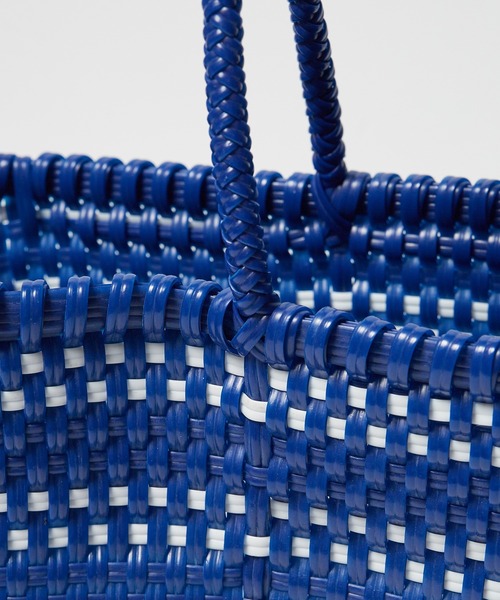 SANRAMI（サンラミ）の「SANRAMI/サンラミ BORDER メルカドバッグ かごバッグ（かごバッグ・レディース・ホワイト/シルバー・FREE）」の20枚目の写真