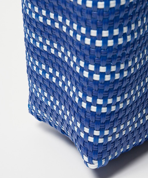 SANRAMI（サンラミ）の「SANRAMI/サンラミ BORDER メルカドバッグ かごバッグ（かごバッグ・レディース・ホワイト/シルバー・FREE）」の22枚目の写真