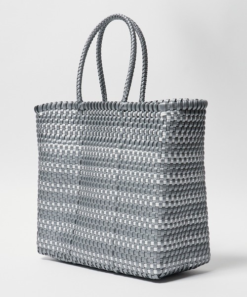 SANRAMI（サンラミ）の「SANRAMI/サンラミ BORDER メルカドバッグ かごバッグ（かごバッグ・レディース・ホワイト/シルバー・FREE）」の15枚目の写真