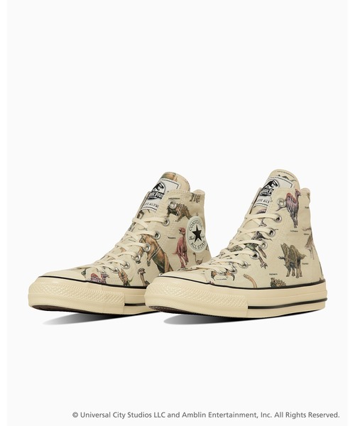 CONVERSE ALL STAR(コンバースオールスター)の「ALL STAR AGED DP HI / JURASSIC PARK / オールスター エイジド DP HI / ジュラシック・パーク(スニーカー・メンズ・ナチュラル・8.5/7.5/7/6.5/10.5/9.5/3/3.5/4/4.5/5/5.5/8/9/11.5)」の3枚目の写真