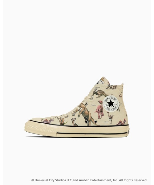 CONVERSE ALL STAR(コンバースオールスター)の「ALL STAR AGED DP HI / JURASSIC PARK / オールスター エイジド DP HI / ジュラシック・パーク(スニーカー・メンズ・ナチュラル・8.5/7.5/7/6.5/10.5/9.5/3/3.5/4/4.5/5/5.5/8/9/11.5)」の2枚目の写真