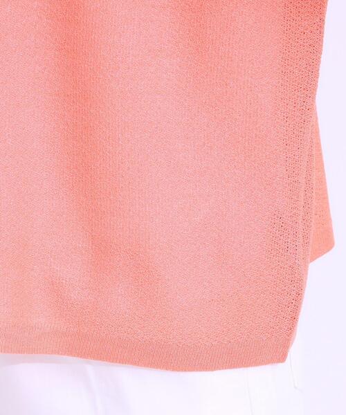 SHOO・LA・RUE（シューラルー）の「【S-LL/2点セット】涼やかに楽に決まる タンクトップ＋編み柄ニット（その他トップス・レディース・ブラック/ライトオレンジ系/ナチュラル・01/02/03/04）」の22枚目の写真