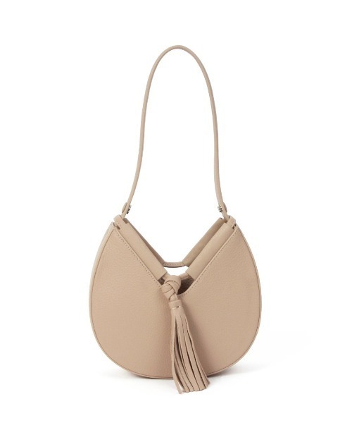 Beau're（ヴュレ）の「【BEAURE/ビュレ】Cow Leather Fortune Cookie 2Way Bag mini 2ウェイバッグミニ（ハンドバッグ・レディース・シルバー/ベージュ・FREE）」の22枚目の写真