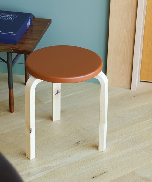 スツール Artek / Stool 60 Leather & Wild Birch Artek / Stool 60 Leather & Wild Birch スツール（家具