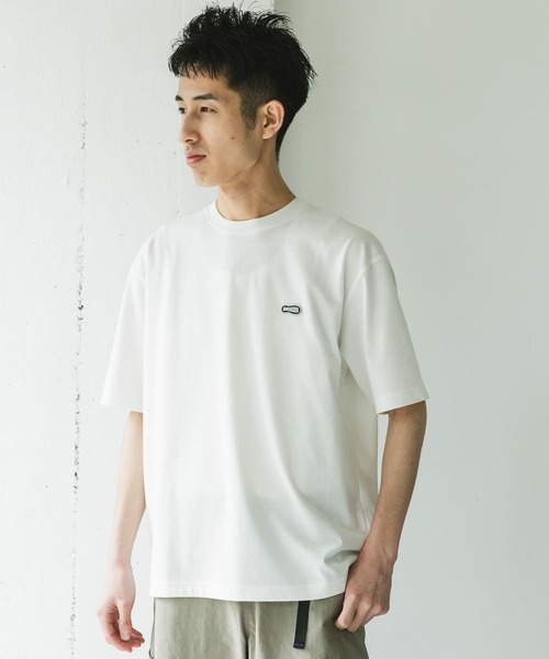URBAN RESEARCH DOORS(アーバンリサーチドアーズ)の「ラバーネームショートスリーブTシャツ(Tシャツ/カットソー・メンズ・ブルー系その他/ホワイト/ブラック・MEDIUM/LARGE)」の4枚目の写真