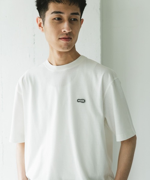 URBAN RESEARCH DOORS(アーバンリサーチドアーズ)の「ラバーネームショートスリーブTシャツ(Tシャツ/カットソー・メンズ・ブルー系その他/ホワイト/ブラック・MEDIUM/LARGE)」の7枚目の写真