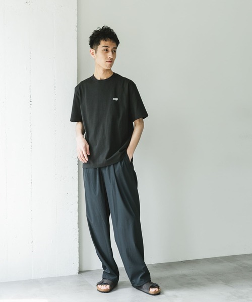 URBAN RESEARCH DOORS(アーバンリサーチドアーズ)の「ラバーネームショートスリーブTシャツ(Tシャツ/カットソー・メンズ・ブルー系その他/ホワイト/ブラック・MEDIUM/LARGE)」の16枚目の写真