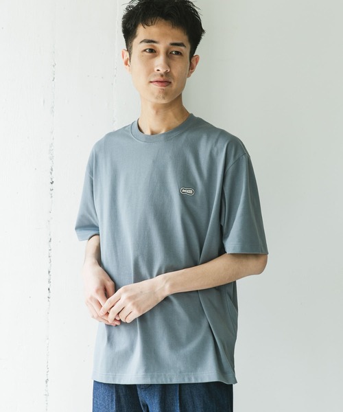 URBAN RESEARCH DOORS(アーバンリサーチドアーズ)の「ラバーネームショートスリーブTシャツ(Tシャツ/カットソー・メンズ・ブルー系その他/ホワイト/ブラック・MEDIUM/LARGE)」の19枚目の写真