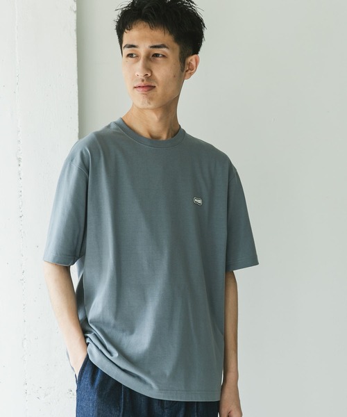 ★LOOKCOVER★ London リネン Tシャツ (3色) 別注』BASQUIAT×SENSE OF PLACE ロゴロングスリーブTシャツ[AA46