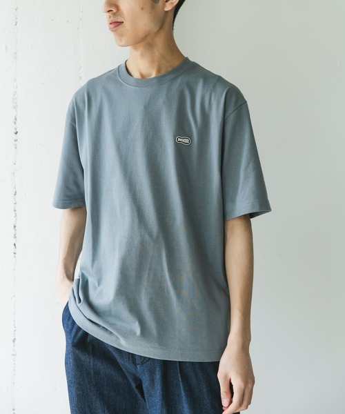 URBAN RESEARCH DOORS(アーバンリサーチドアーズ)の「ラバーネームショートスリーブTシャツ(Tシャツ/カットソー・メンズ・ブルー系その他/ホワイト/ブラック・MEDIUM/LARGE)」の21枚目の写真