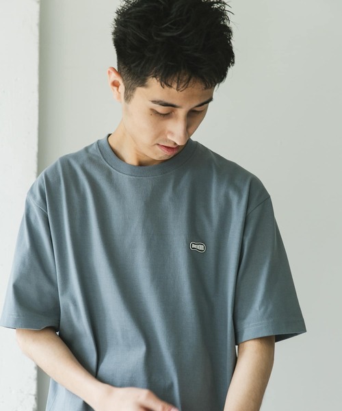 URBAN RESEARCH DOORS(アーバンリサーチドアーズ)の「ラバーネームショートスリーブTシャツ(Tシャツ/カットソー・メンズ・ブルー系その他/ホワイト/ブラック・MEDIUM/LARGE)」の22枚目の写真