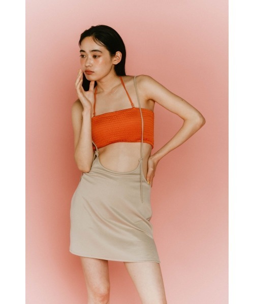 Knuth Marf 水着 back open flower swim suit（水着）｜Knuth Marf