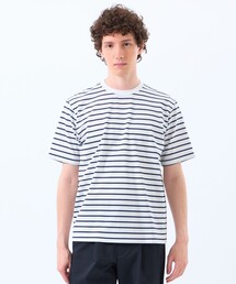 MACKINTOSH PHILOSOPHY（ﾏｯｷﾝﾄｯｼｭ ﾌｨﾛｿﾌｨｰ）の「ポップコーンボーダー クルーネックTシャツ（Tシャツ/カットソー・メンズ）」