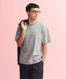 MACKINTOSH PHILOSOPHY | ポップコーンボーダー クルーネックTシャツ(Tシャツ/カットソー)