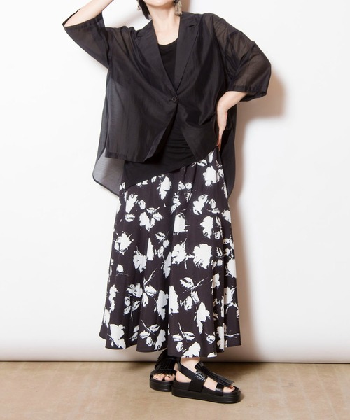 OSMOSIS(オズモーシス)の「シアーテーラードジャケット(テーラードジャケット・レディース・ブラック/グレー/ベビーピンク・ONE SIZE)」の22枚目の写真