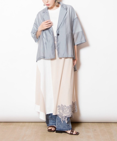 セール】シアーテーラードジャケット（テーラードジャケット