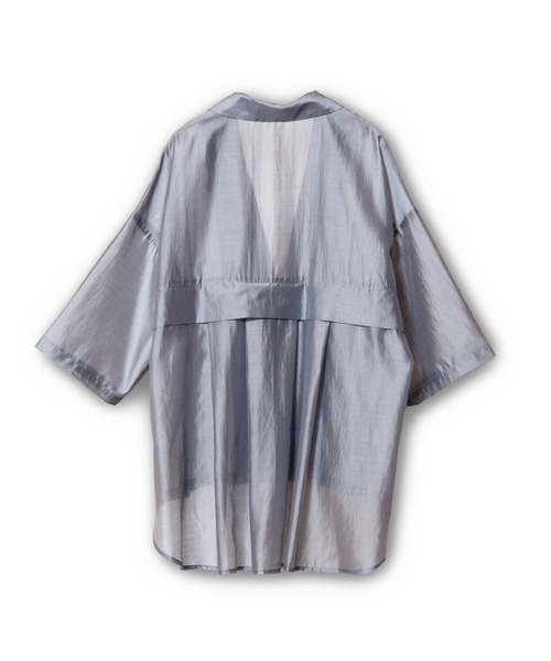 OSMOSIS(オズモーシス)の「シアーテーラードジャケット(テーラードジャケット・レディース・ブラック/グレー/ベビーピンク・ONE SIZE)」の8枚目の写真