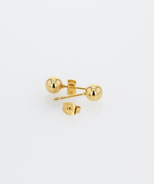 kirakiraShop(キラキラショップ)の「メタルボール スタッド ピアス(ピアス(両耳用)・レディース・シルバー/ゴールド・#5/#4/#3/#6)」の4枚目の写真