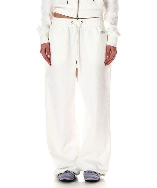パンツ BEEDEN EMBROIDERY LOOSE SWEAT PANTS BLUE EMBROIDERY LOOSE SWEAT PANTS – BEEDEN