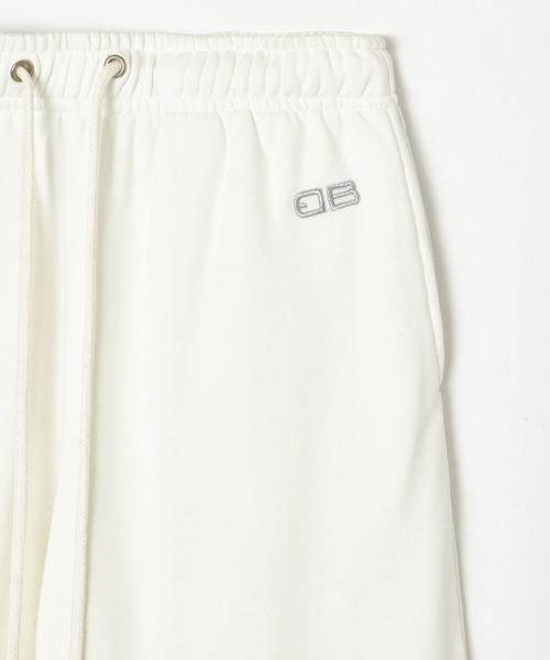 BEEDEN(ビーデン)の「EMBROIDERY LOOSE SWEAT PANTS(スウェットパンツ・レディース・ホワイト/グレー・SMALL/MEDIUM)」の8枚目の写真
