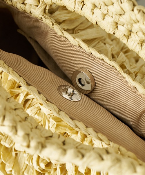 CIAOPANIC TYPY(チャオパニックティピー)の「■【Aguni】ペーパーフリンジBAG(ショルダーバッグ・レディース・ベージュ/ブラウン/カーキ・ONE SIZE)」の12枚目の写真