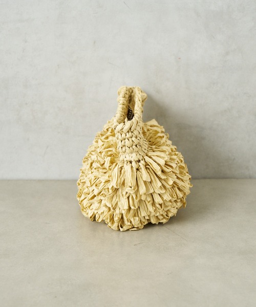 CIAOPANIC TYPY(チャオパニックティピー)の「■【Aguni】ペーパーフリンジBAG(ショルダーバッグ・レディース・ベージュ/ブラウン/カーキ・ONE SIZE)」の14枚目の写真