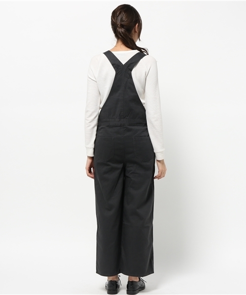 SEVENDAYS=SUNDAY（セブンデイズサンデイ）の「綿ツイル　オーバーオール（サロペット/オーバーオール・レディース・ネイビー/ブラック/カーキ・LARGE/MEDIUM）」の7枚目の写真