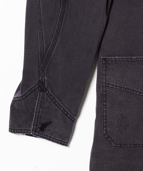 International Gallery BEAMS(インターナショナルギャラリービームス)の「グラフィック ショップコート(その他アウター・メンズ・ブラック・SMALL/LARGE/MEDIUM)」の4枚目の写真