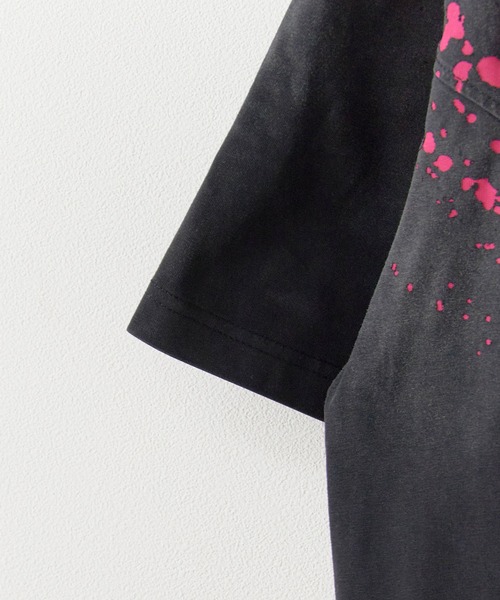 Theater code（シアターコード）の「Layered style damaged tops / レイヤード風ダメージトップス（Tシャツ/カットソー・メンズ・ピンク/イエロー・M/L）」の13枚目の写真