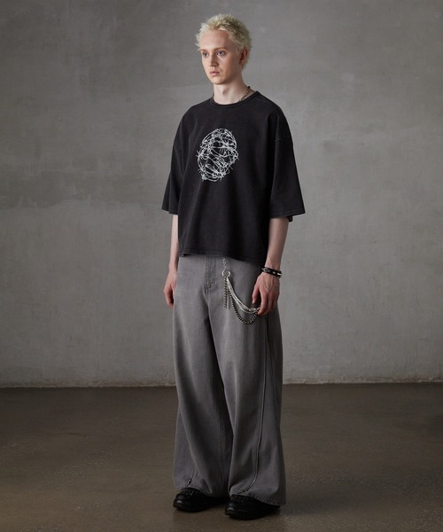 GRANCY（グランシー）の「【GRANCY】Graphic Design Reversible T-shirt / グラフィックデザインリバーシブルTシャツ（Tシャツ/カットソー・メンズ・ブラック/ブラウン/カーキ・M/S/L）」の17枚目の写真